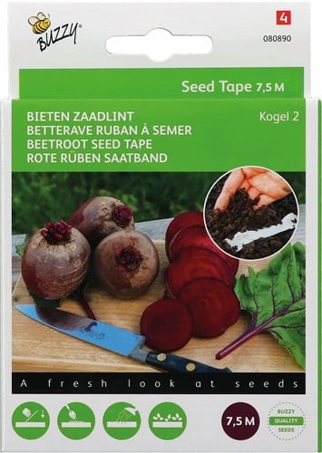 Betterave Globe 2 Ruban à Semer – Buzzy Seed Tape