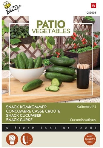 Concombre Casse Croûte Kalimero F1- Buzzy Patio Vegetables