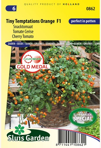 Tomate Cerise Tiny Temptations Orange F1 - Lycopersicon