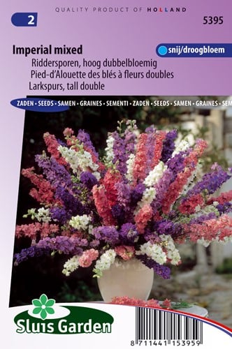 Pied d'Alouette des blés à fleurs doubles Imperial Mixed