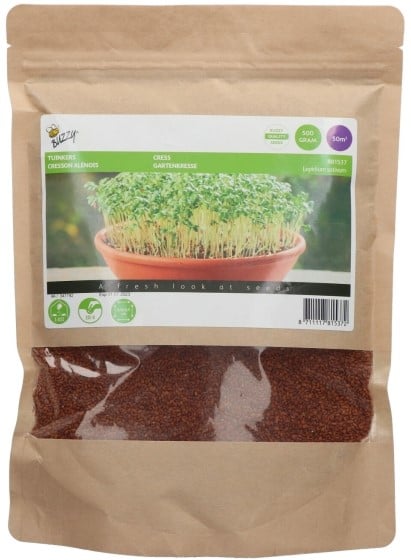 Acheter Cresson semences common 500g – Lepidium sativum (En Vrac)?  Commander des graines sur