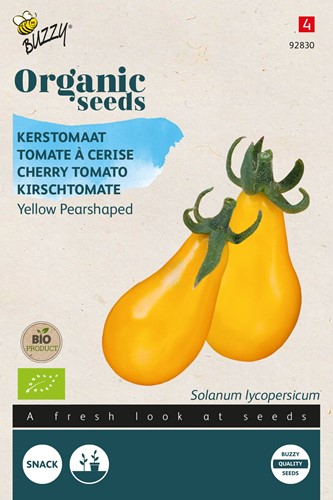 Bio Tomates Cerises Yellow Pearshaped