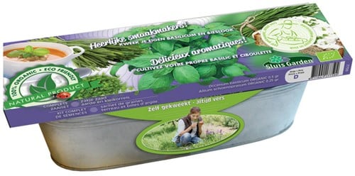 Kit Basilic & Ciboulette Graines Biologiques