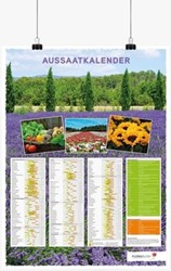 Zaaikalender Poster Duits - Opgevouwen