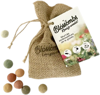 Sac cadeau en jute Blossombs