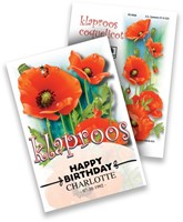 Pavot Paquets de semences personnalisés - 500 Pièces-2