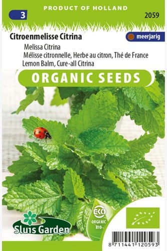 Mélisse citronnelle, Herbe au citron, Thé de France EKO