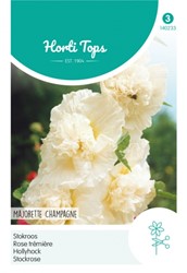 Rose Trémière Majorette Champagne - Hortitops
