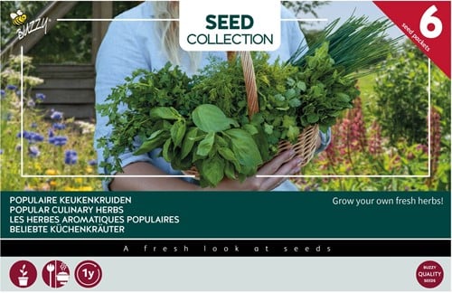 Collection 6 Herbes aromatiques populaires – Buzzy Collection
