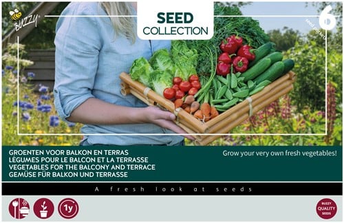 6 Légumes pour le balcon et la terrasse - Buzzy Collection
