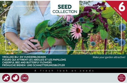 Collection 6 Fleurs qui attirent les abeilles et les papillons – Buzzy Collection