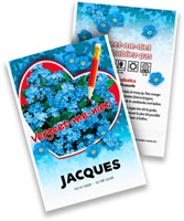 Vergeet-mij-Niet - Myosotis zakjes persoonlijk bedrukt - 20 stuks-2
